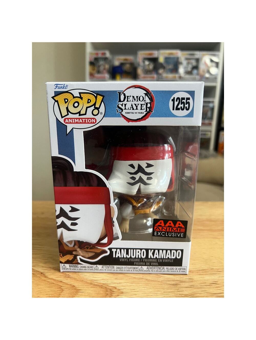 EXCLUSIVE Tanjiro Kamado Funko Pop #1255 Demon Slayer Kimetsu Yaiba Anime Manga